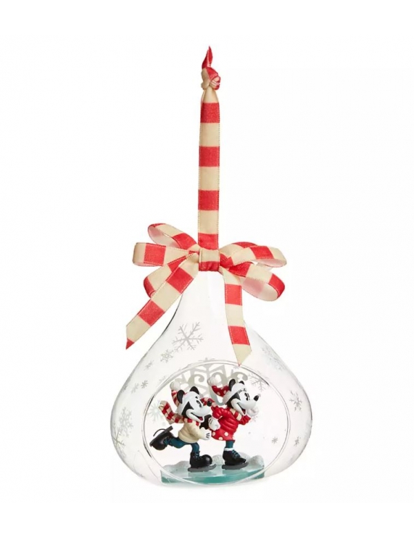 Disney Mickey and Minnie Mouse Skating 2021 Hanging Ornament (christmas)